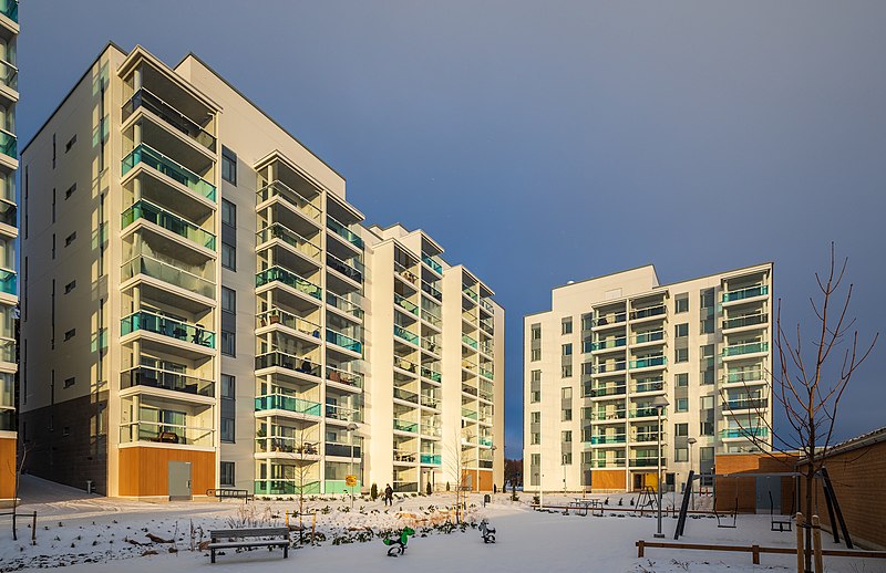 File:Fresh apartment buildings of Ojalehdonkuja 2 in Asola, Vantaa, Finland - 4.jpg