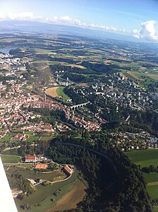 Fribourg from above