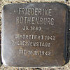 Friederike Rothenburg - Kurzer Kamp 6 (Hamburg-Fuhlsbüttel). Stolperstein.nnw.jpg