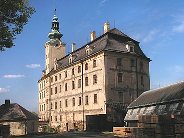 Le château de Fulnek.