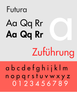 Futura (typeface) Geometric sans-serif typeface