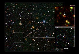 Изображение, полученное телескопами Хаббл и Субару