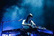 Gordi supporting Bon Iver at Aware Super Theatre in Sydney, 