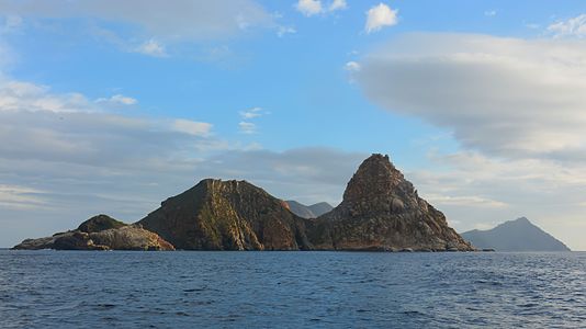 View of "La Fauchelle" Galite island