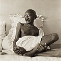 Gandhi smiling, August 1942