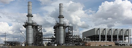Gateway Generating Station, a combined-cycle gas-fired power station in California, uses two GE 7F.04 combustion turbines to burn natural gas.