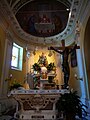 Altare maggiore del santuario di Nostra Signora della Guardia, Gattorna, Moconesi, Liguria, Italia