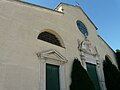 Facciata del santuario di Nostra Signora Incoronata, Coronata, Genova, Liguria, Italia