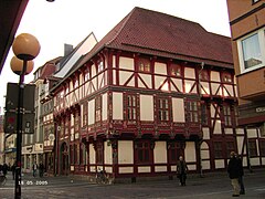 La Junkernschänke, maison de style gothique tardif du XVe siècle.