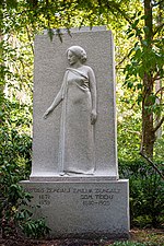 Миниатюра для Файл:Gravestone of Gustavs Zemgals (the second President of Latvia), and Spouse. Forest Cemetery, Riga.jpg