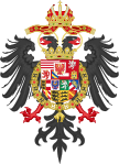 Greater Coat of Arms of Rudolf II, Matthias and Ferdinand II, Holy Roman Emperors.svg