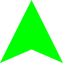 Green Arrow Up.svg