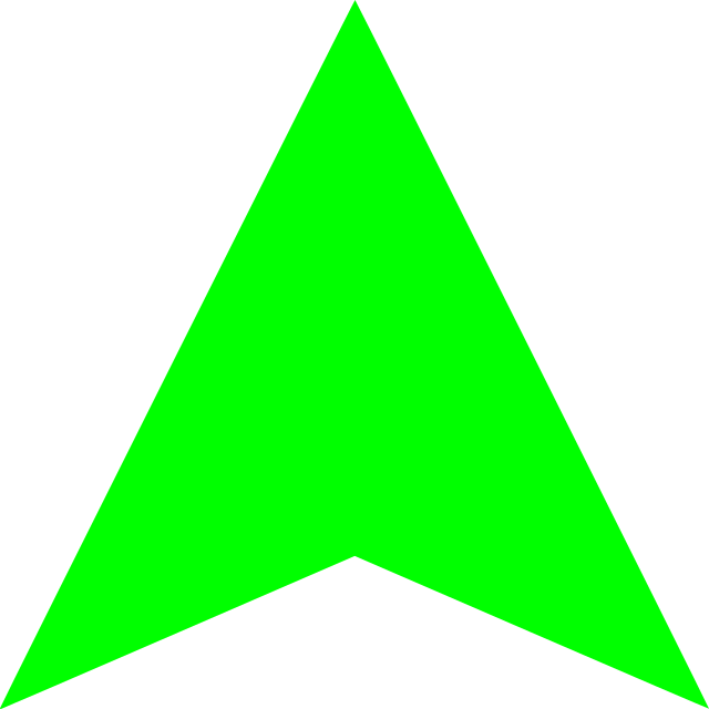 green down arrow png