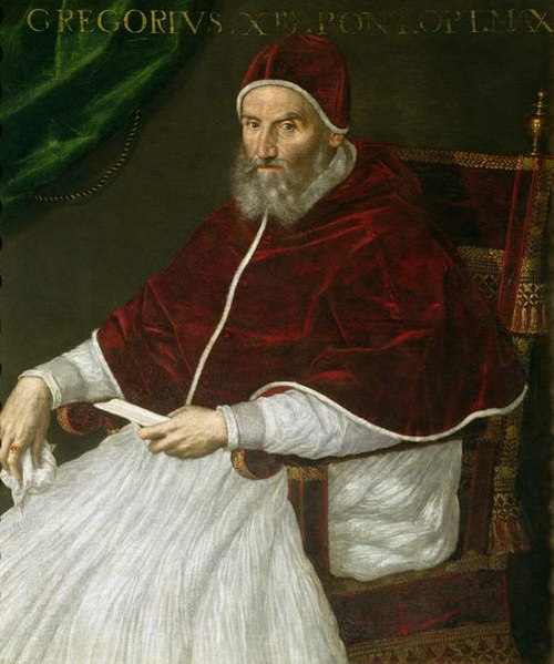 Pope Gregory XIII, portrait by Lavinia Fontana, 16C