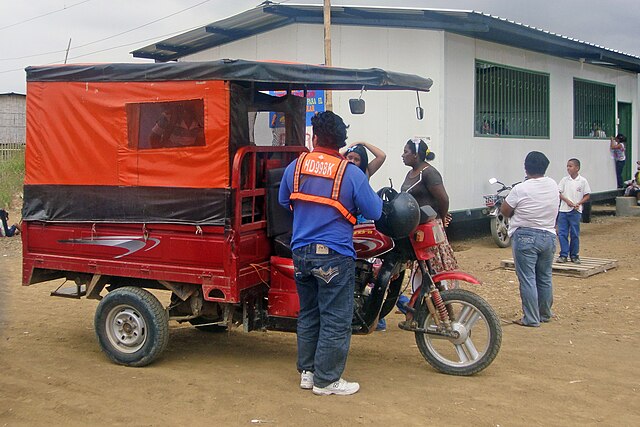 Auto rickshaw in Guayaquil, Ecuador