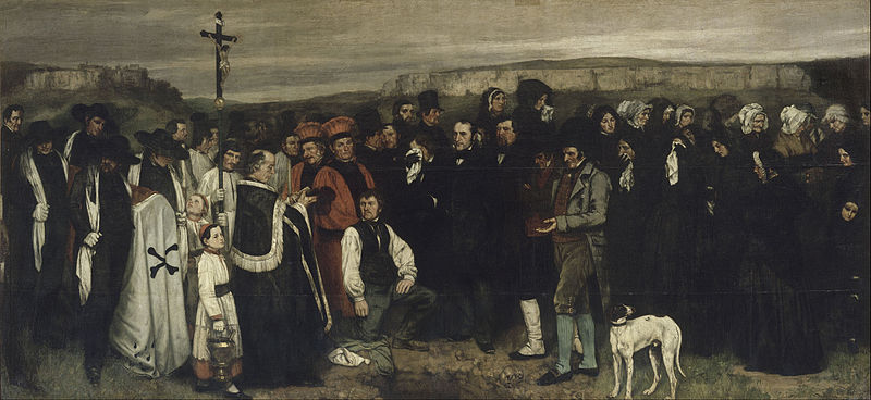 File:Gustave Courbet - A Burial at Ornans - Google Art Project.jpg