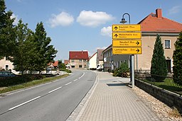 Guttauer Hauptstraße in Malschwitz