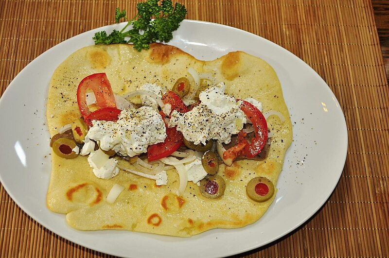 File:Gyro sandwich with fresh goat cheese.jpg