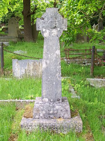 Henry Austin Bruce's grave at Aberffrwd cemetery in Mountain Ash, Wales.