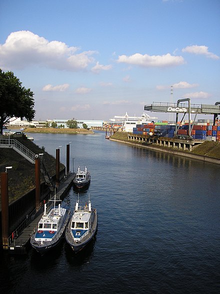 Duisburg Inner Harbour, the world's largest inland port