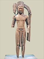 Harihara statue, Cambodia, 7th century CE