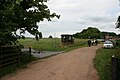 Police and military base of operations the day after the crash Image: Adam Brookes.