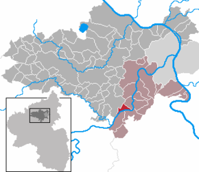 Poziția Hatzenport pe harta districtului Mayen-Koblenz