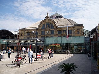 Станция Галле (Зале)-Главный. Вокзал