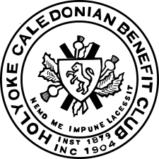 Emblem of the Holyoke Caledonia Benefit Club, c. 1904-1962 Holyoke Caledonian Benefit Club.svg