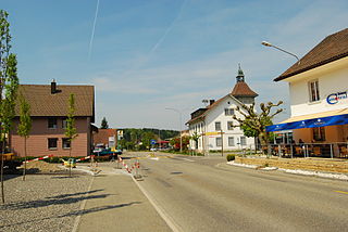 Holziken Place in Aargau, Switzerland