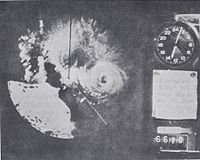 Radar image of Hurricane Edith