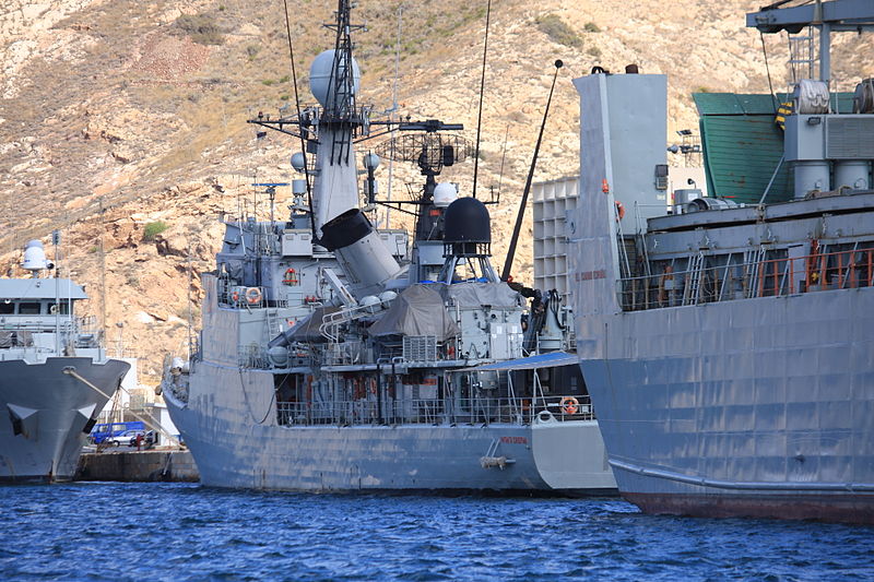 File:Infanta Cristina (P-77) Descubierta class Patrol boat 1,640 tonnes, Armada Española. (10231859623).jpg