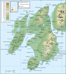 Topographic map