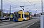 NGT8 Typ 36, die Züge der Linie 9 verkehren wieder auf ihrem Regellaufweg. Der Triebwagen biegt auf Fahrt von Connewitz nach Thekla aus dem Goerdelerr...