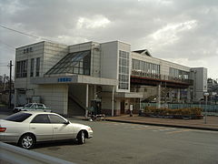 大野駅全景（西口から地震前）