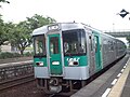 JR Shikoku diesel train series 1200, number 1247 at JR Zōda Station. 2010-06-07.