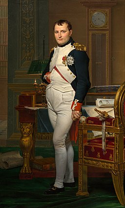 Jacques-Louis David - The Emperor Napoleon in His Study at the Tuileries - Google Art Project