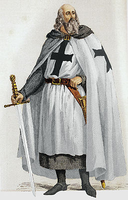 Jacques de Molay (19e-eeuwse tekening)