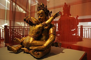 <span class="mw-page-title-main">Tantric sex</span> Practices Hindu and Buddhist tantra