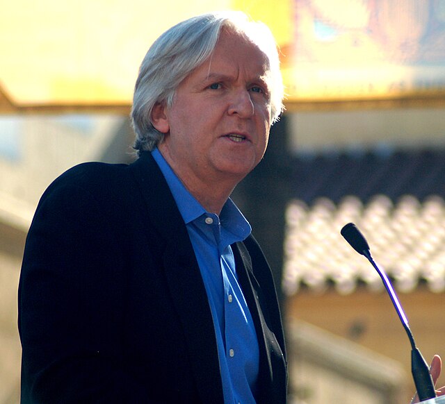 Director/writer and producer James Cameron in December 2009 on Hollywood Walk of Fame.