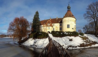 Jaunpils Village in Jaunpils, Latvia