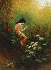 Une fille avec une fleur (1898), localisation inconnue.