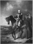 Karl Johan till häst på äldre dagar, målning av Carl Fredrik Kiörboe.