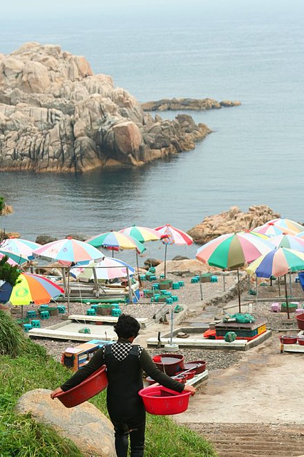 Traditional women divers