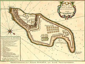 Old map of the island (1772)