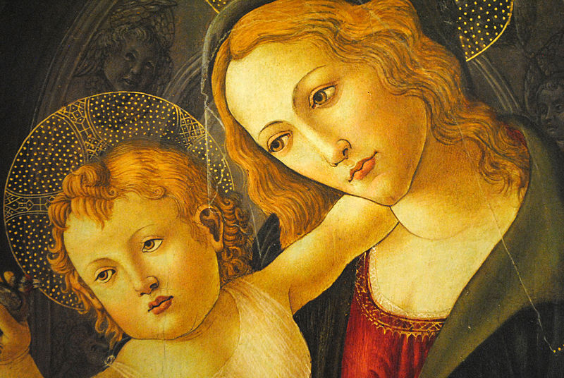 File:La Virgen y el Niño en un nicho, Sandro Botticelli y taller 04.JPG