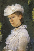 Portret van Lady George Darwin (1889)