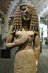 lady of auxerre louvre an archaic 640 bc image from