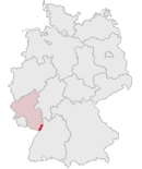 Drapeau de Arrondissement de Germersheim