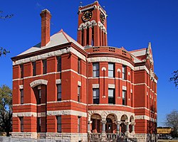 County courthouse in Giddings, built 1899